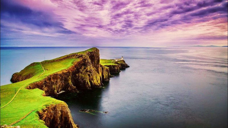 Остров Скай Шотландия Маяк