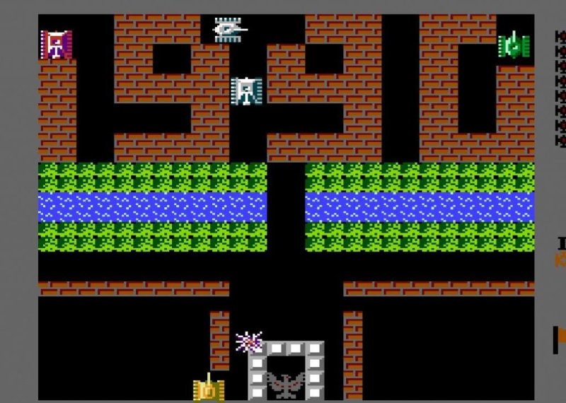 Игра на Денди Tank 1990