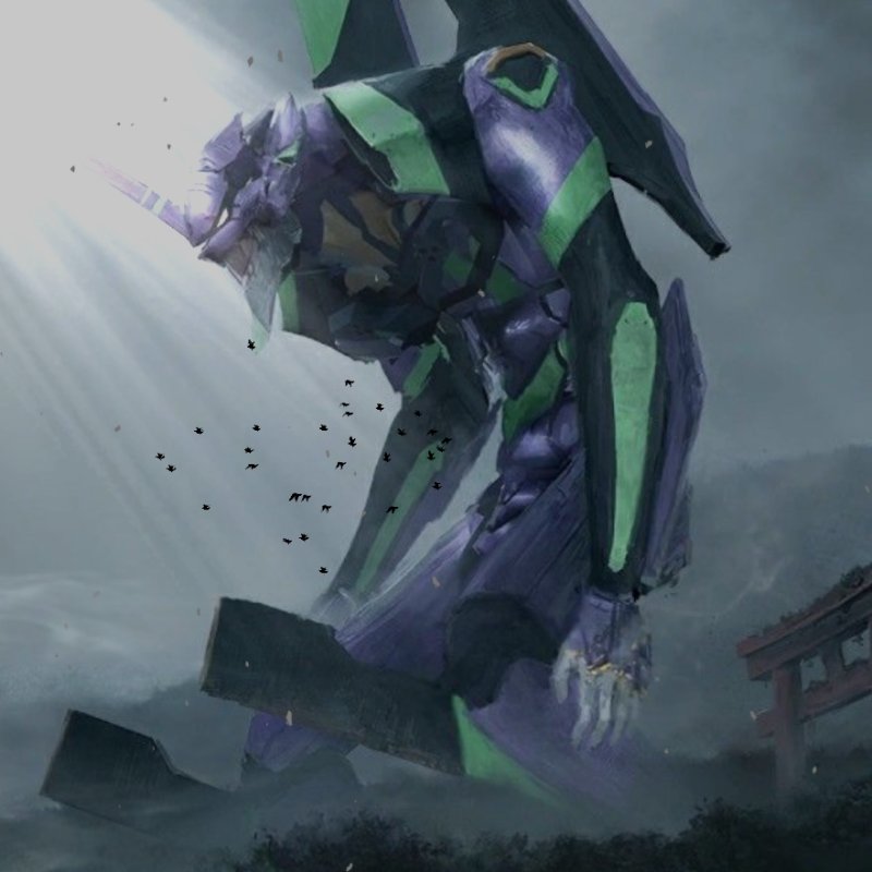 Аниме меха Евангелион ева