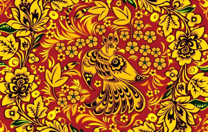 Роспись Хохломская русская народная