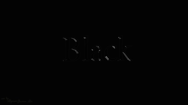 Черная заставка