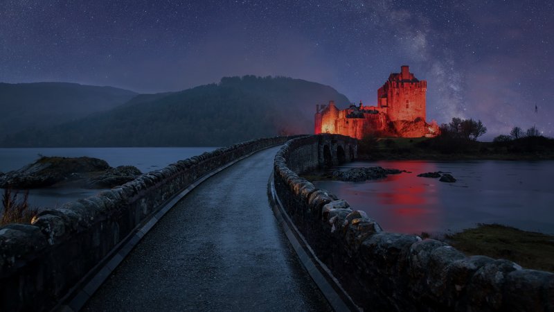 Замок Скибо Шотландия