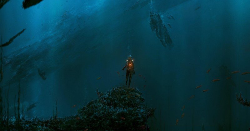 Темное дно океана