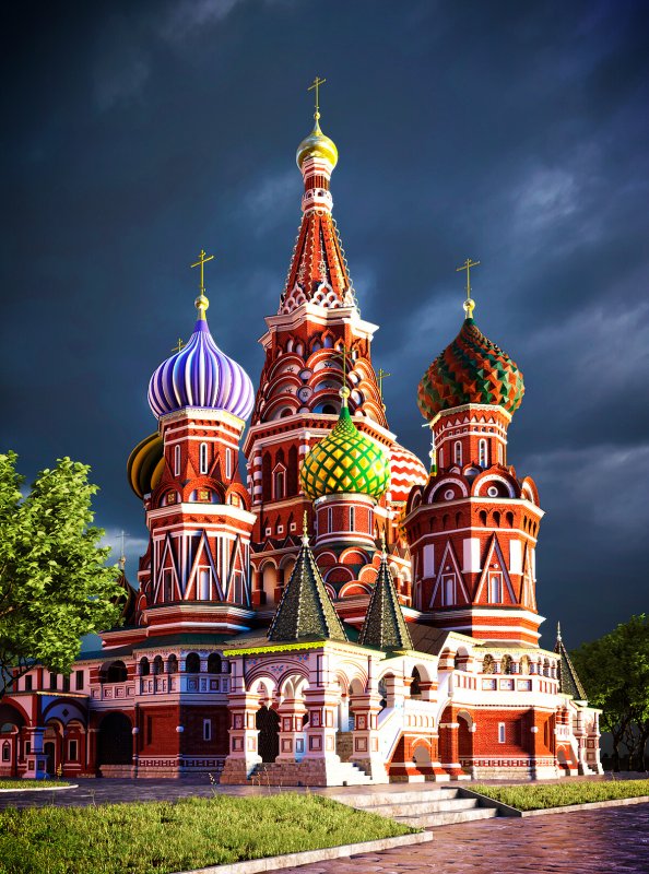 Храм Васили=я Блаженного