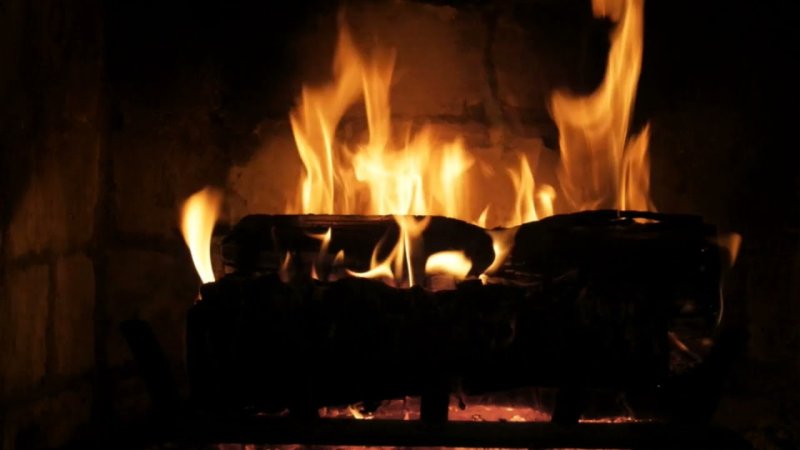 Камин заставка для телевизора