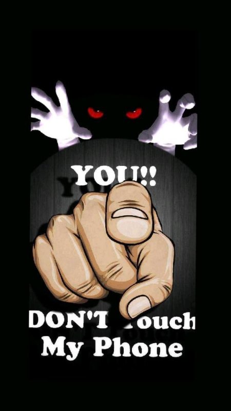 Обои чтобы не трогали телефон