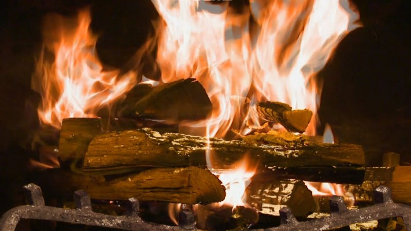 Живой камин на рабочий стол