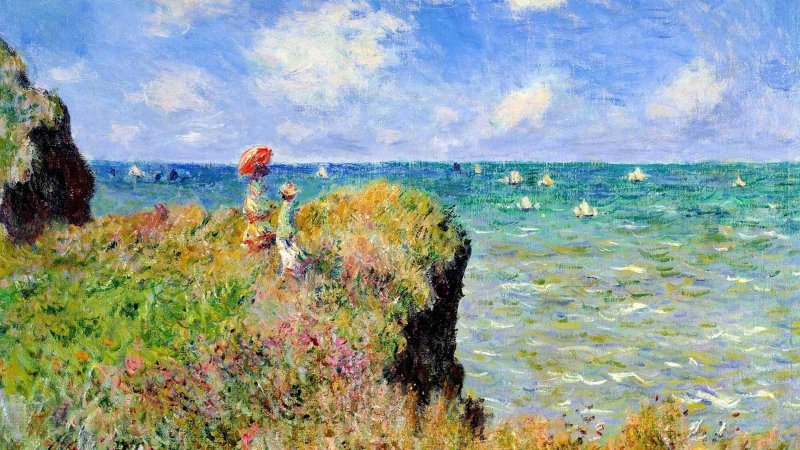 Клод Моне Этрета 1883