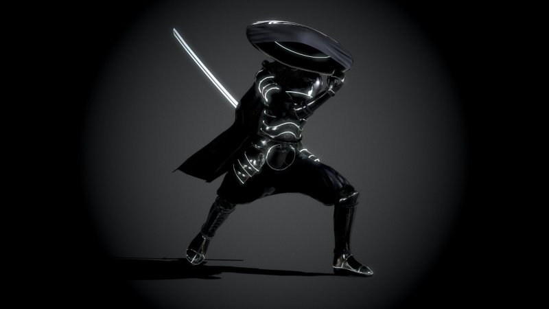 Живые обои в стиле Самурай