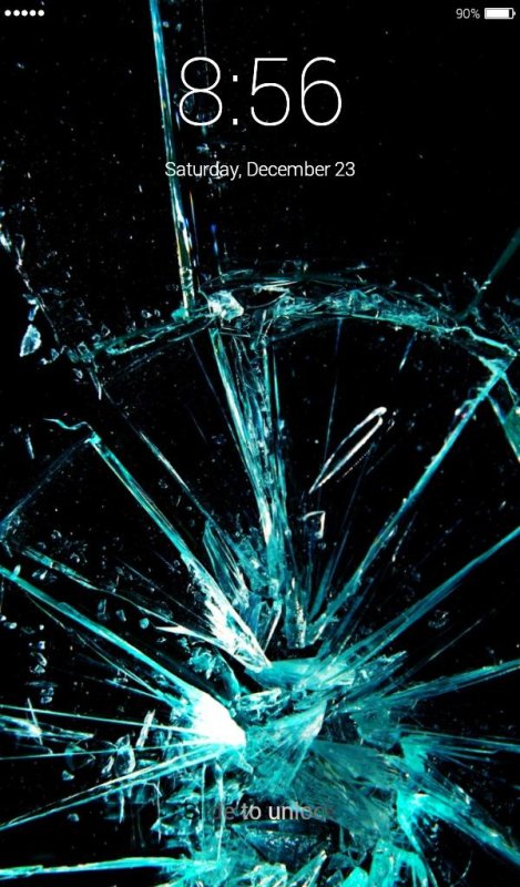Разбитый экран телефона