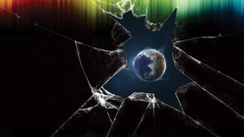 Заставка разбитый экран