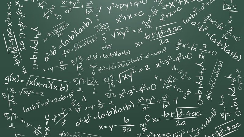 Математические формулы фон