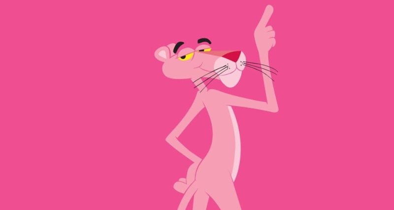 Розовая пантера рисунок