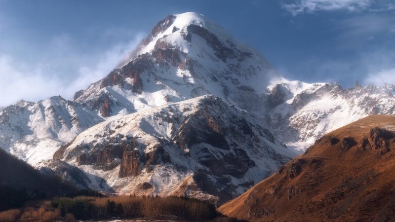 Гора Казбек Грузия