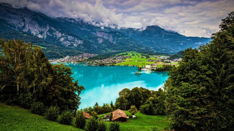 Деревня Бриенц Швейцария