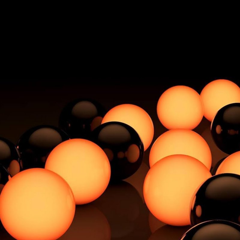 Оранжевый с черным