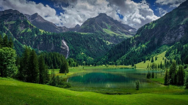 Озеро Зееальп, Швейцария