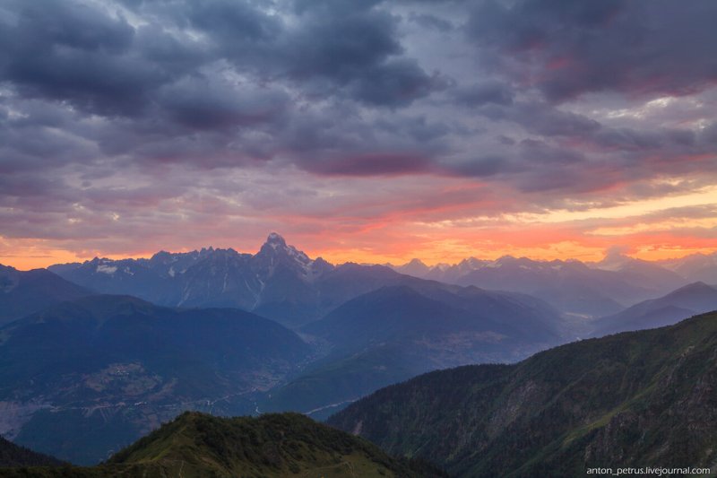 Горы Кавказа Грузия