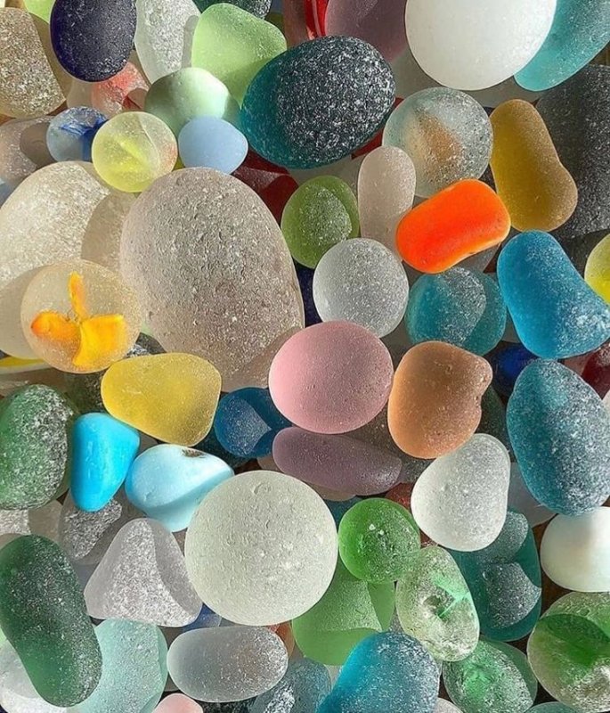 Цветная галька