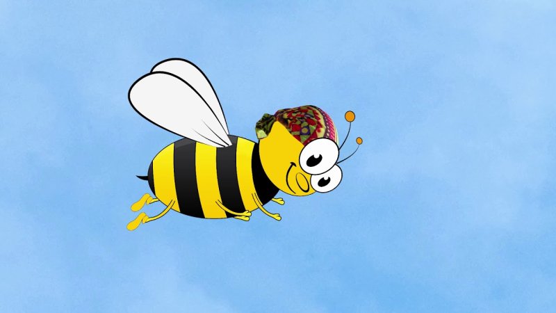 Пчелы мультяшные