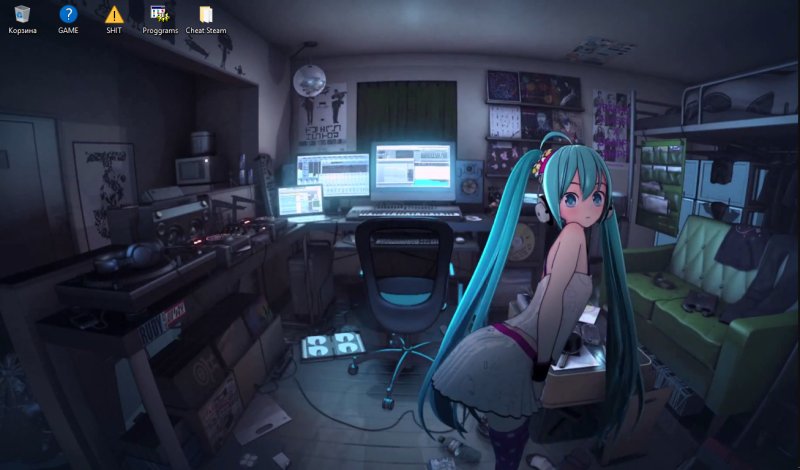 Мику Хатсуне Wallpaper engine