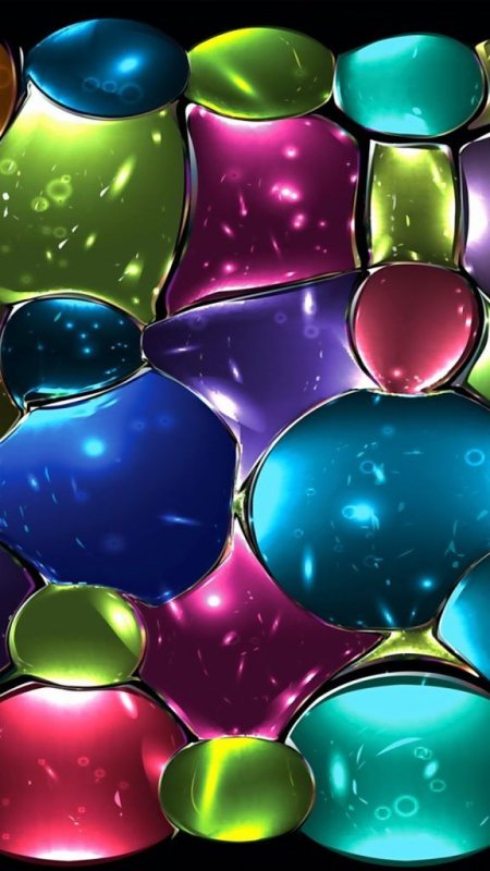 Яркие обои на телефон