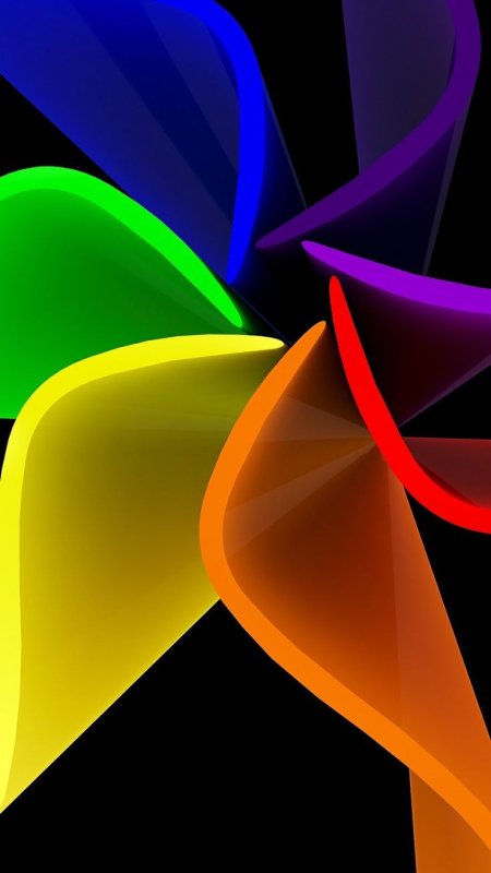 Яркие обои на телефон
