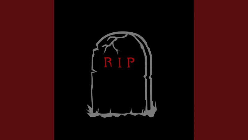 Рип на черном фоне