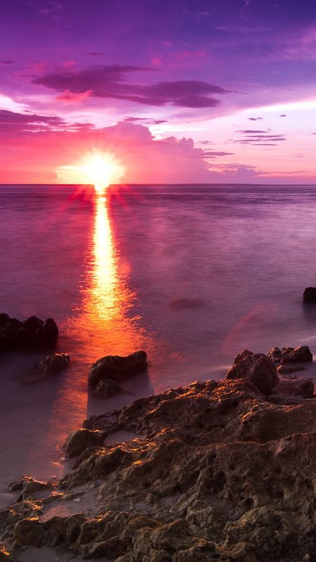 Рассвет на море