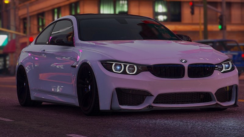 BMW m4 Purple