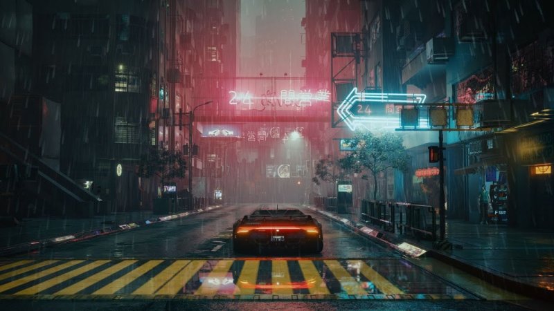 Найт Сити Cyberpunk 2077