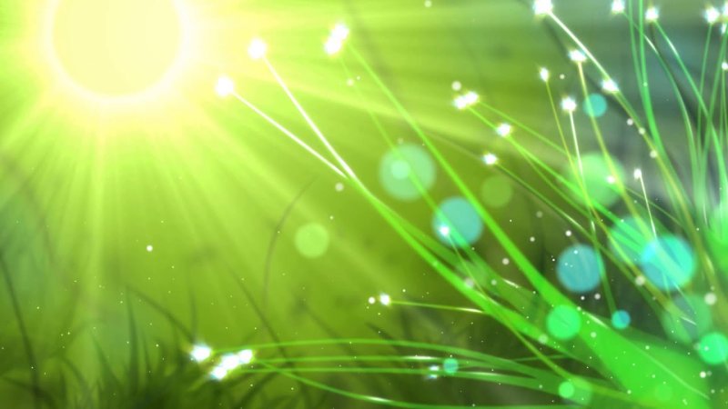 Абстракция в зеленых тонах