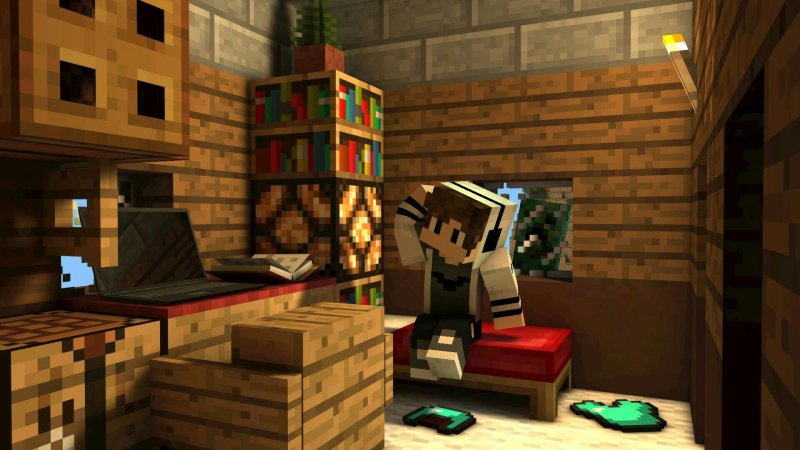 Комната в МАЙНКРАФТЕ