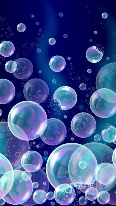 Разноцветные пузырьки