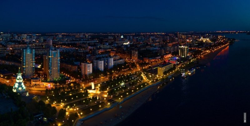 Самара город набережная