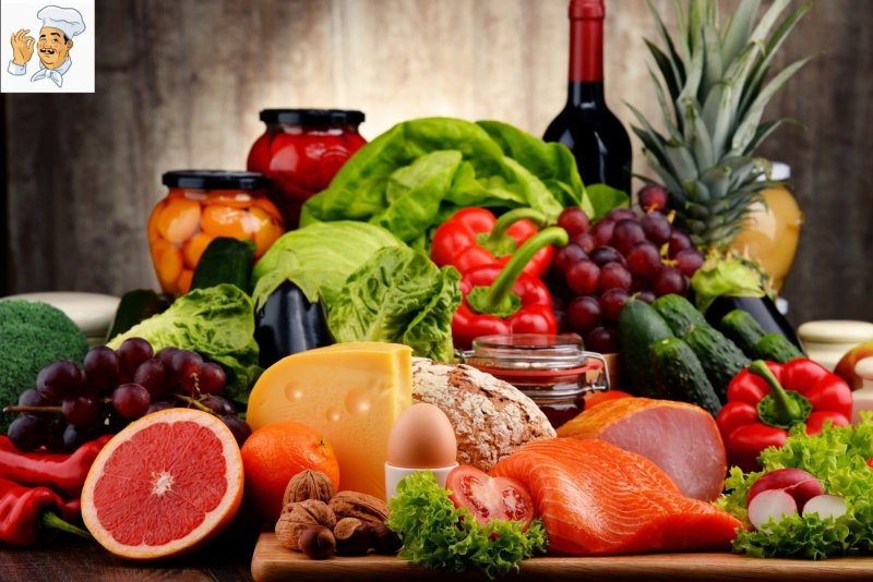 Продукты на столе