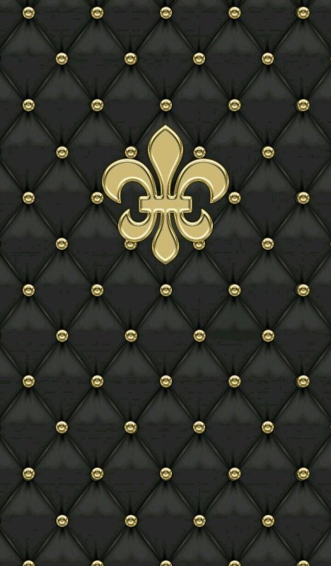 Черная кожа обивка с золотом