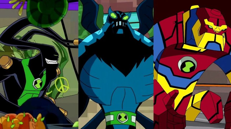 Все превращения Бена в алмаза