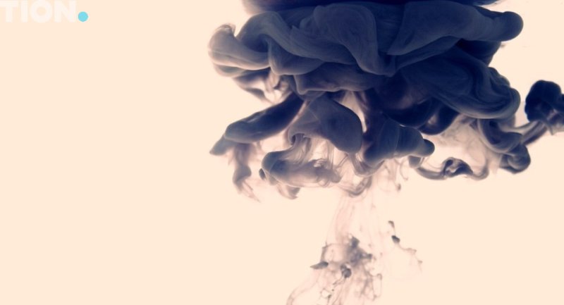 Чернила в воде