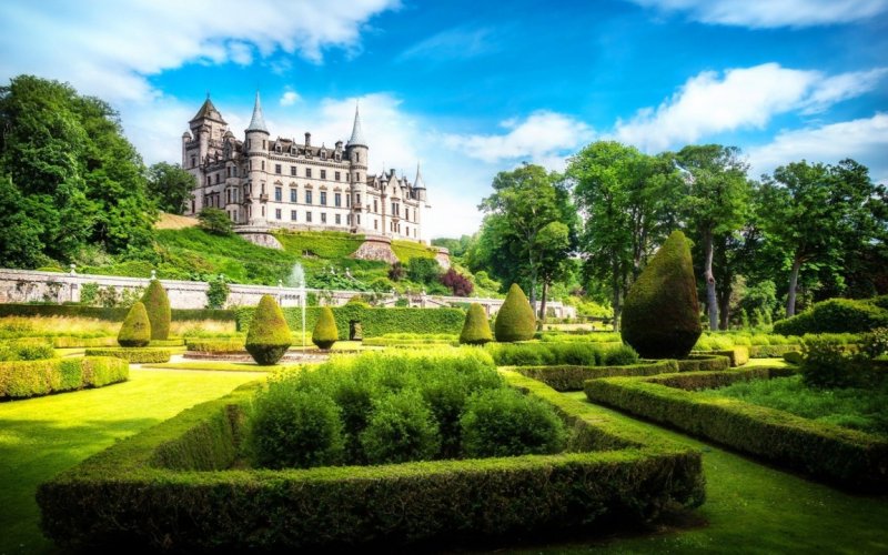 Замок Калзин Шотландия