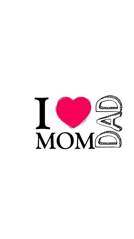 Обои i Love mom and dad