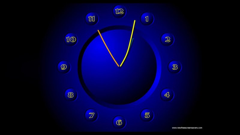 Виджет часы на рабочий стол