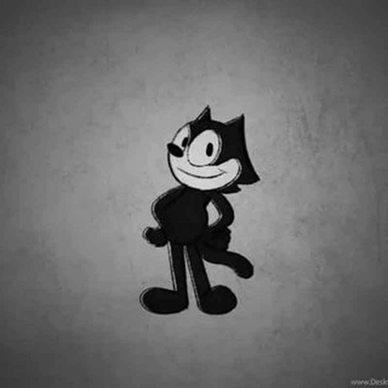 Кот Феликс старый