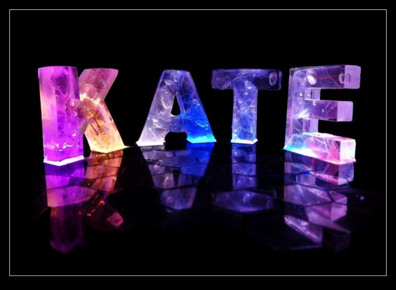 Катя надпись