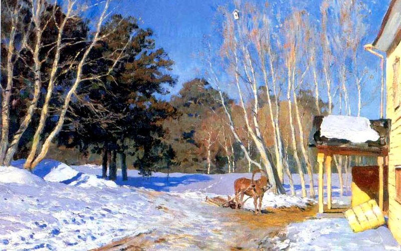 . Исаак Левитан. Март. 1895. ГТГ. Москва.