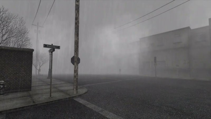 Сайлент Хилл город в тумане