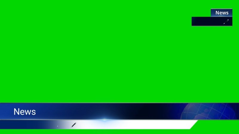 Новостная рамка хромакей