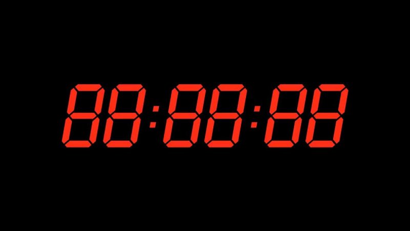 Электронные часы с обратным отсчетом