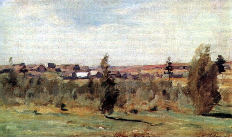 Левитан мостик Саввинская Слобода