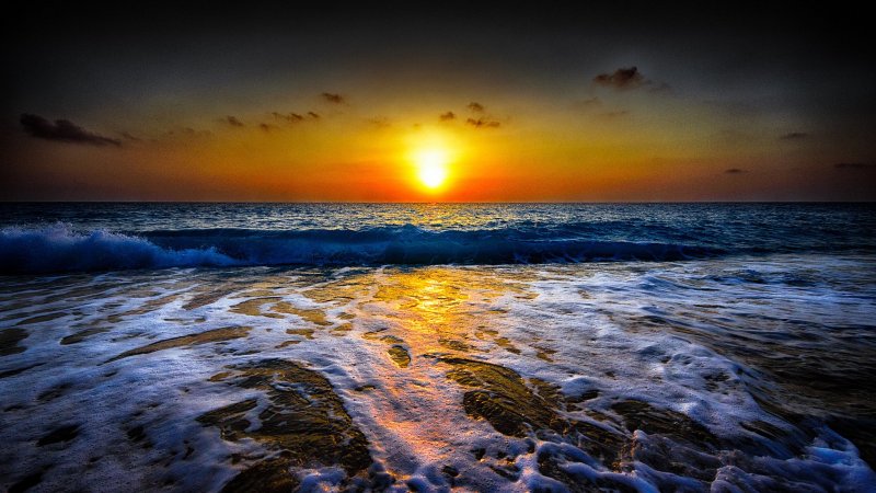 Пейзаж море